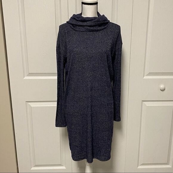 Gap, XS, dark blue soft, long sleeve sweater dress - Picture 1 of 8